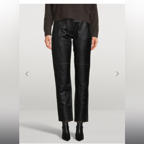 SAMSØE SAMSØE
Susanna Leather Trousers - Picture 1 of 7